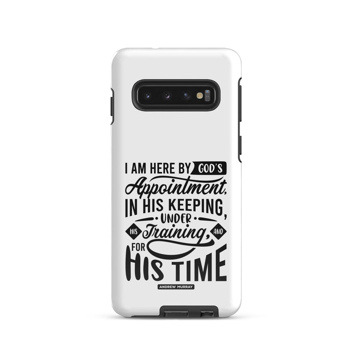 Christian Phone Case His Time White for Samsung® Samsung® Phone Cases Glossy Samsung Galaxy S10 