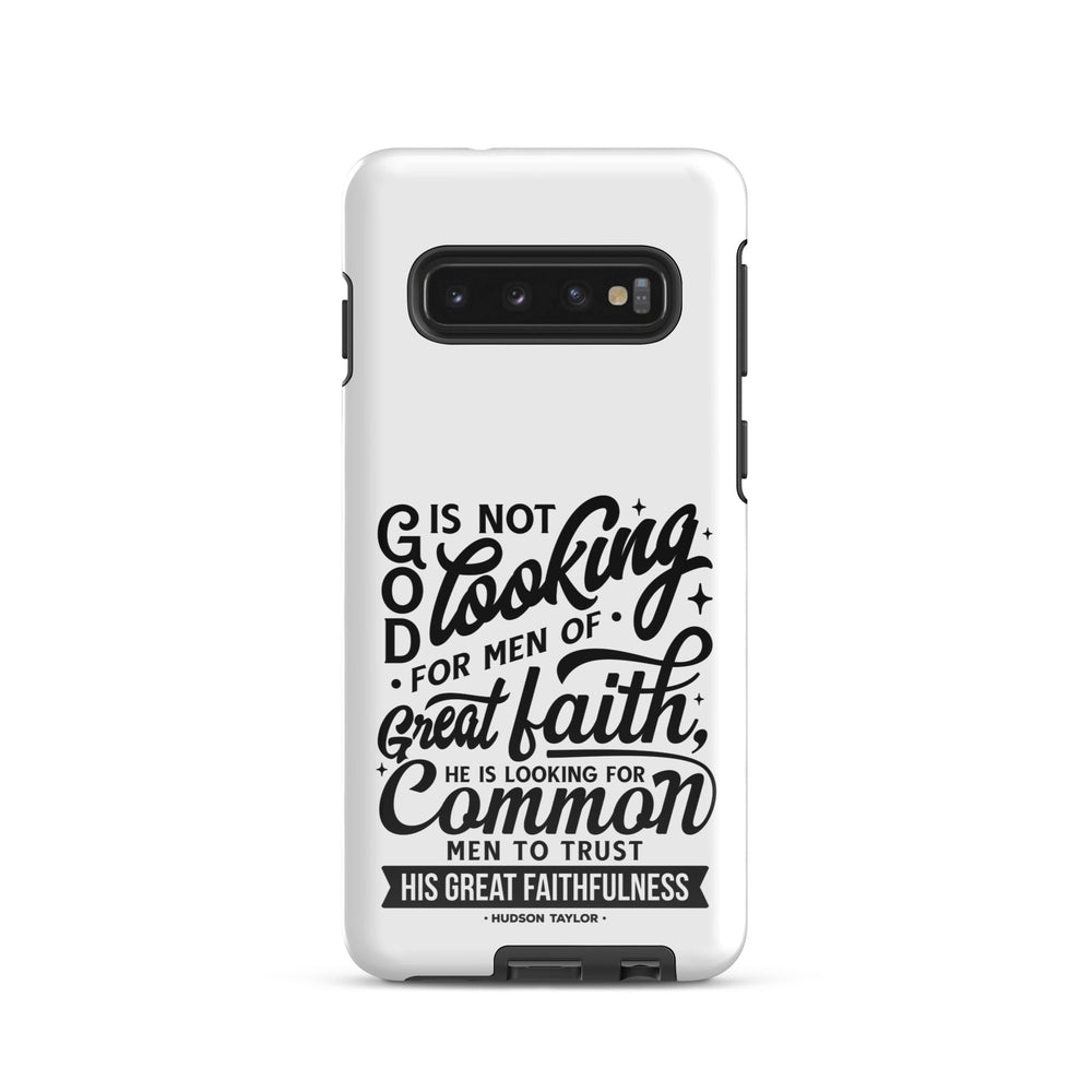 Christian Phone Case Common Men White for Samsung® Samsung® Phone Cases Glossy Samsung Galaxy S10 