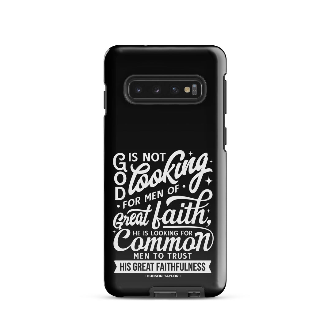 Christian Phone Case Common Men Black for Samsung® Samsung® Phone Cases Glossy Samsung Galaxy S10 