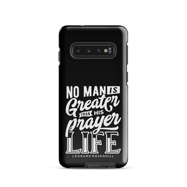 Christian Phone Case Prayer Life Black for Samsung® Samsung® Phone Cases Glossy Samsung Galaxy S10 