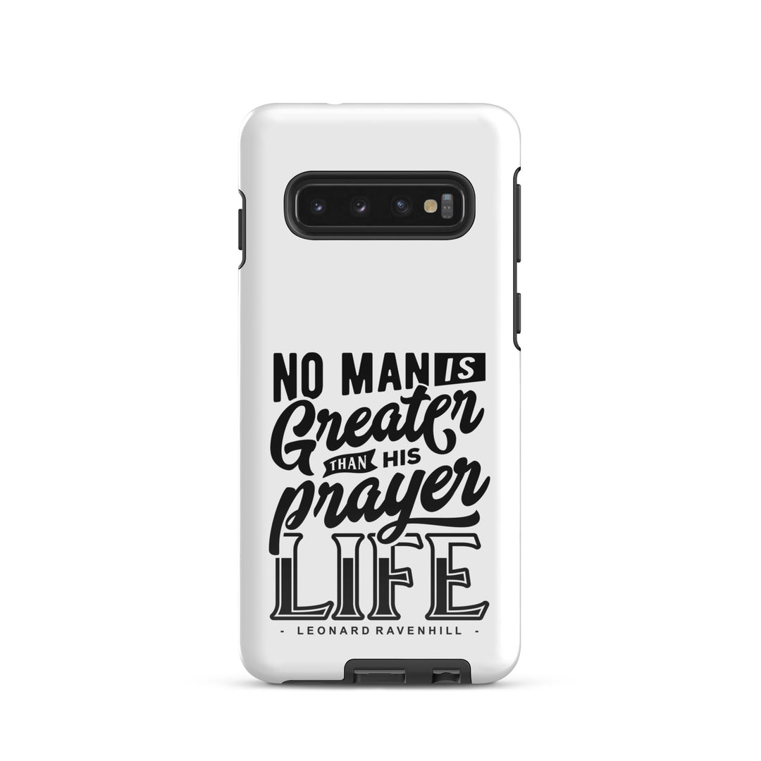 Christian Phone Case Prayer Life White for Samsung® Samsung® Phone Cases Glossy Samsung Galaxy S10 