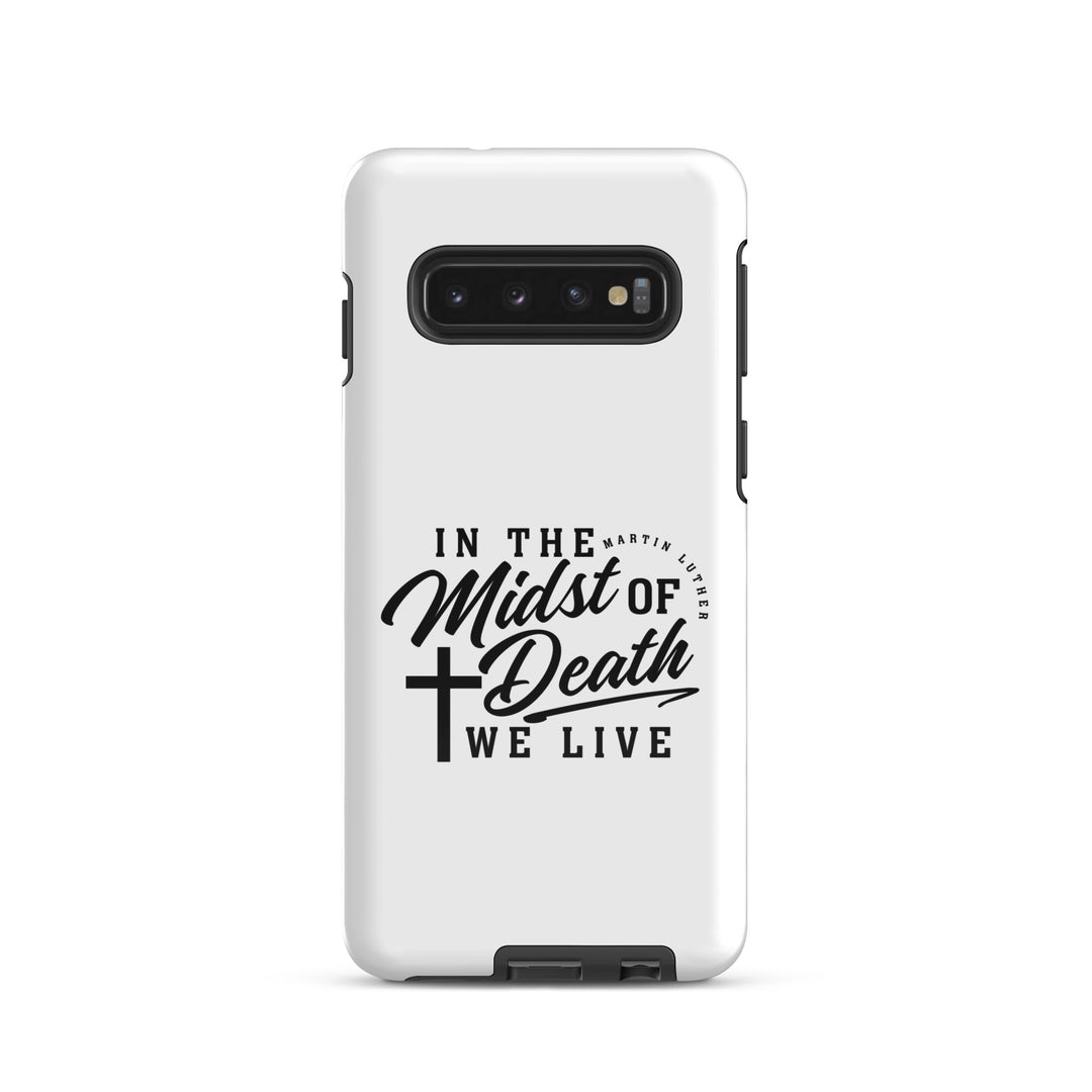 Christian Phone Case Midst of Death White for Samsung® Samsung® Phone Cases Glossy Samsung Galaxy S10 