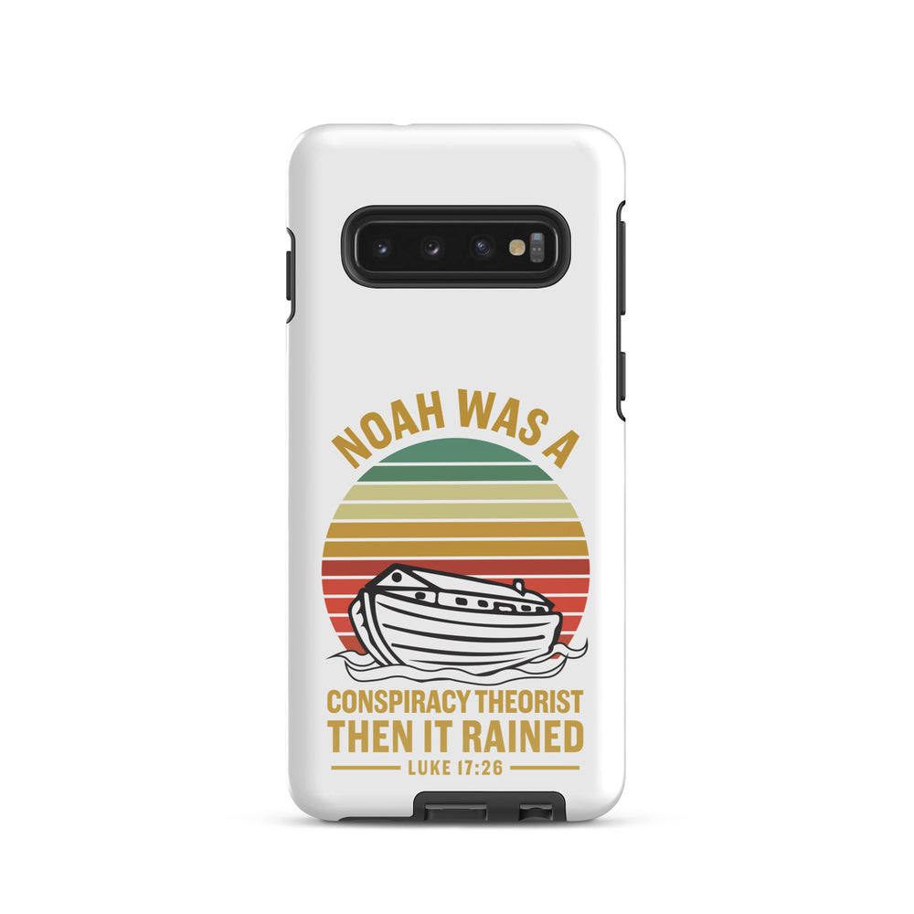 Christian Phone Case Noah Conspiracy White for Samsung® Samsung® Phone Cases Glossy Samsung Galaxy S10 