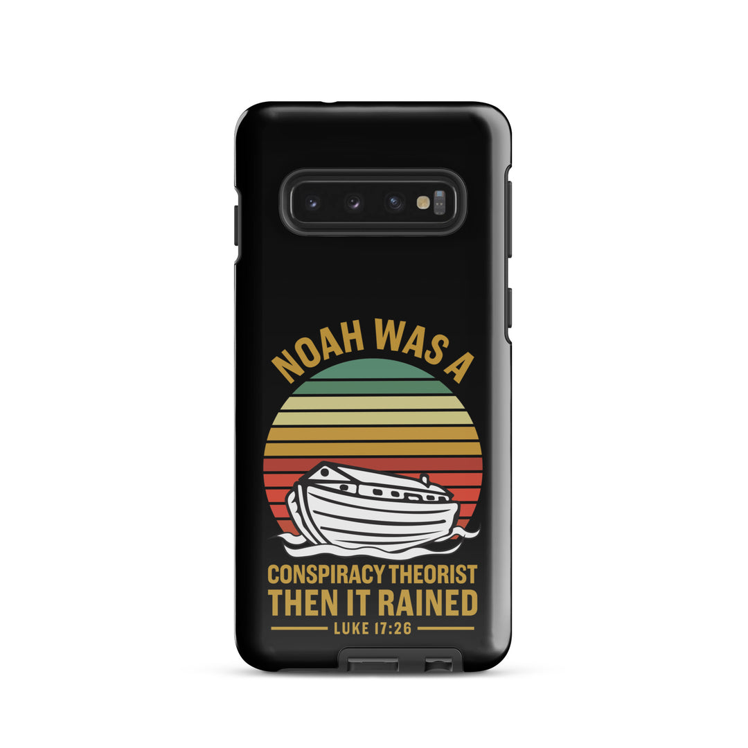 Christian Phone Case Noah Conspiracy Black for Samsung® Samsung® Phone Cases Glossy Samsung Galaxy S10 