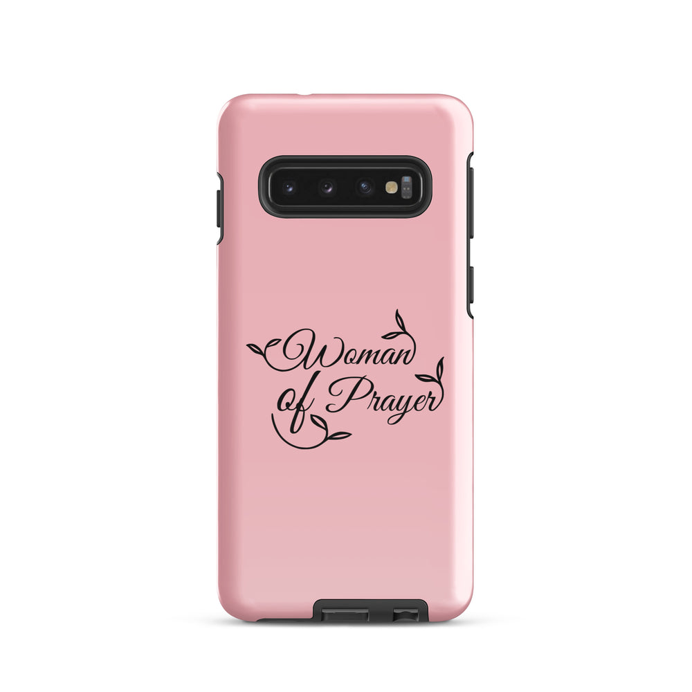 Christian Phone Case Woman of Prayer Pink for Samsung® Samsung® Phone Cases Glossy Samsung Galaxy S10 