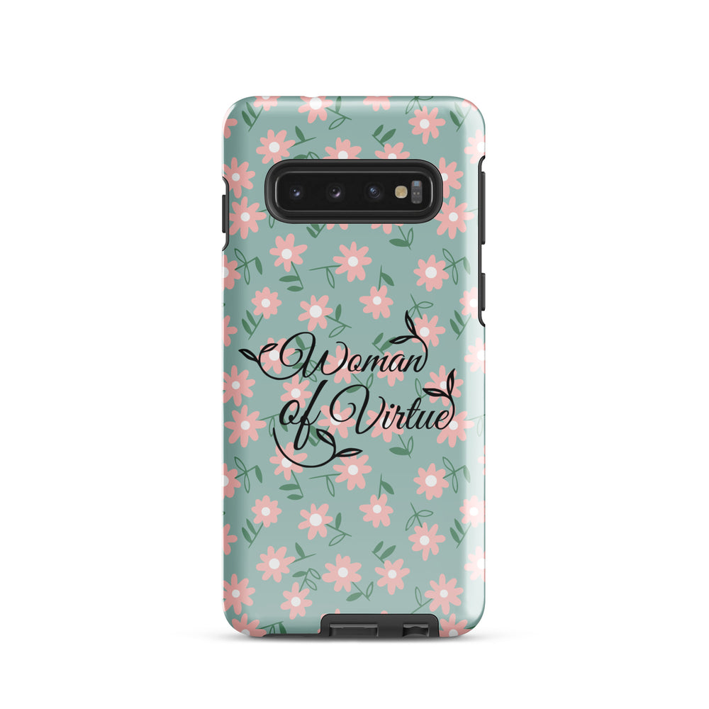 Christian Phone Case Woman of Virtue Daisy for Samsung® Samsung® Phone Cases Glossy Samsung Galaxy S10 