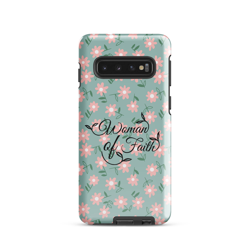 Christian Phone Case Woman of Faith Daisy for Samsung® Samsung® Phone Cases Glossy Samsung Galaxy S10 