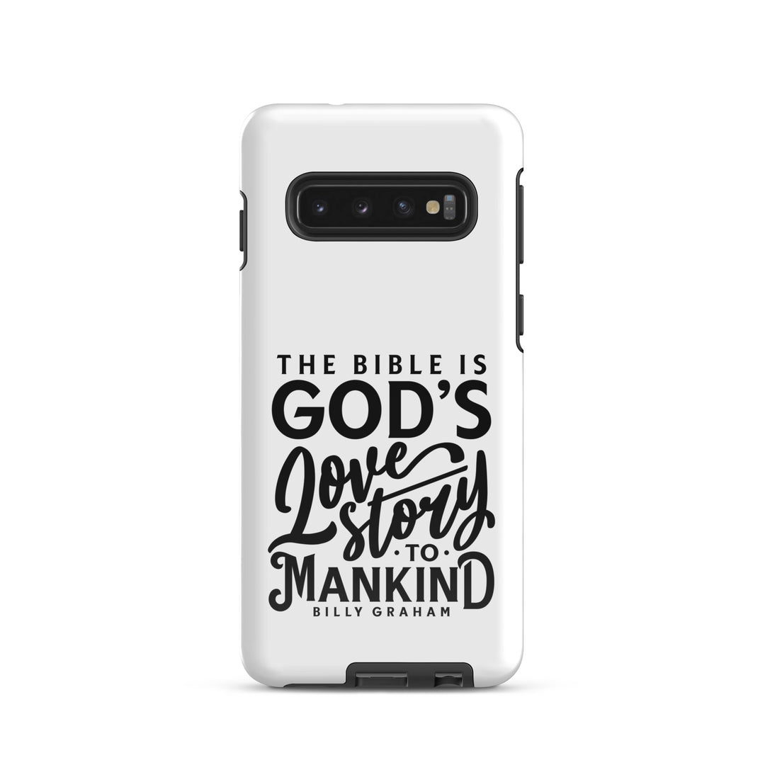 Christian Phone Case God's Love Story White for Samsung® Samsung® Phone Cases Glossy Samsung Galaxy S10 