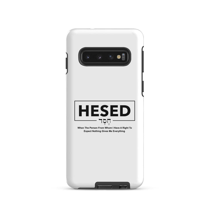 Christian Phone Case Hesed Everything White for Samsung® Samsung® Phone Cases Glossy Samsung Galaxy S10 