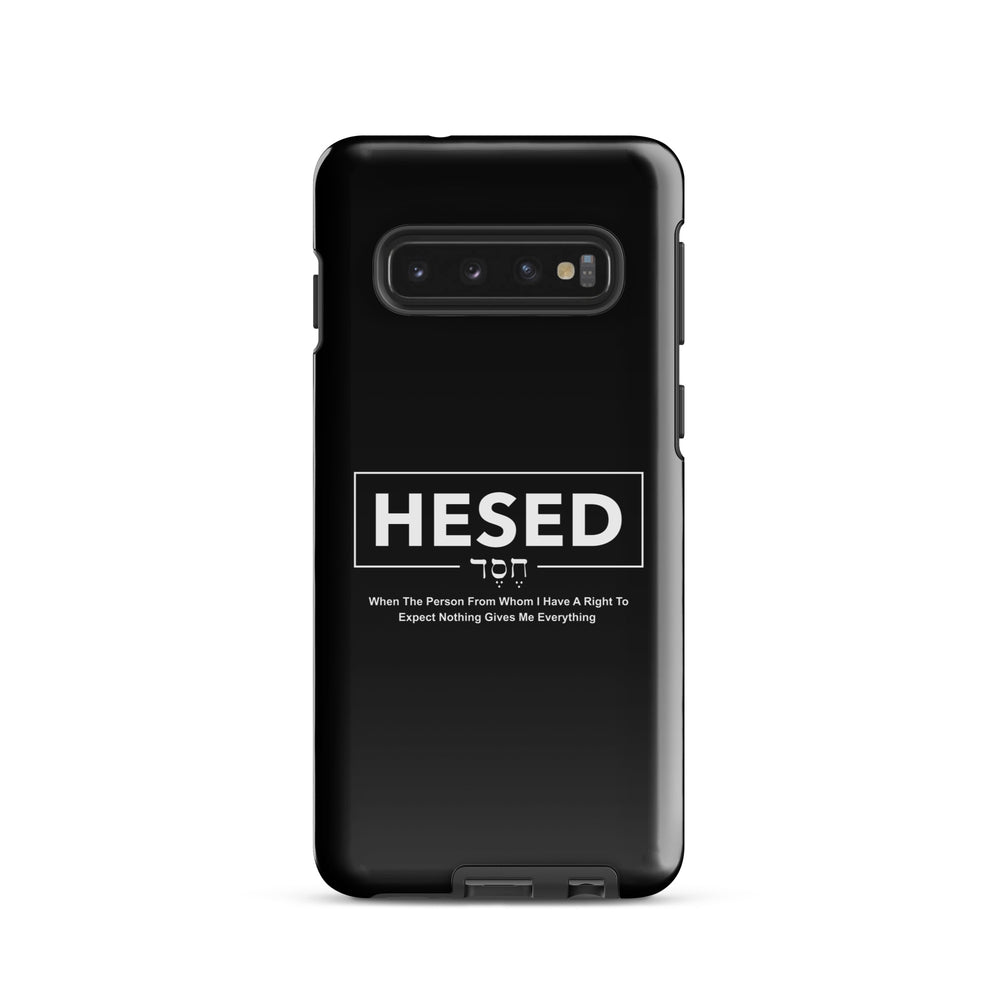 Christian Phone Case Hesed Everything Black for Samsung® Samsung® Phone Cases Glossy Samsung Galaxy S10 