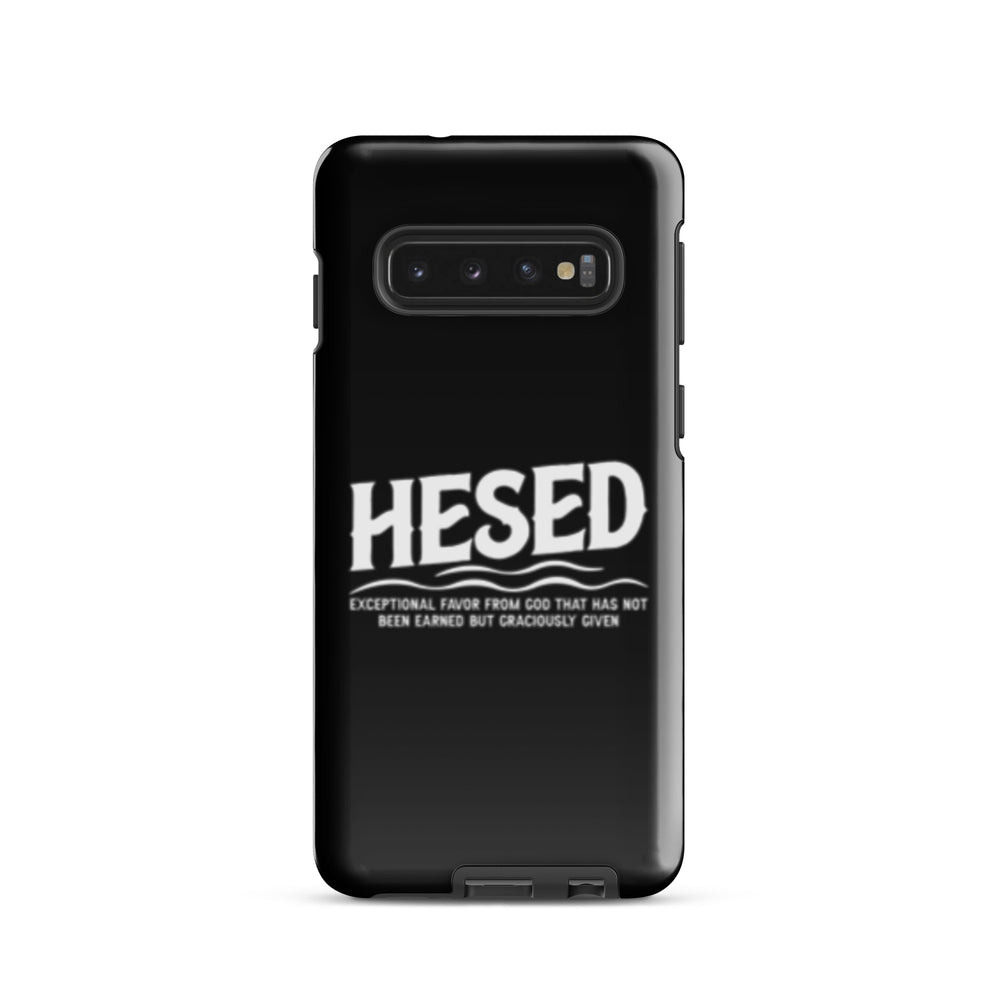 Christian Phone Case Exceptional Favor Black for Samsung® Samsung® Phone Cases Glossy Samsung Galaxy S10 