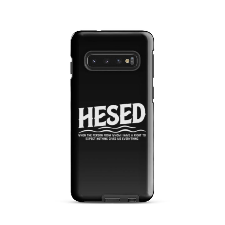 Christian Phone Case Hesed Everything Black  for Samsung® Samsung® Phone Cases Glossy Samsung Galaxy S10 