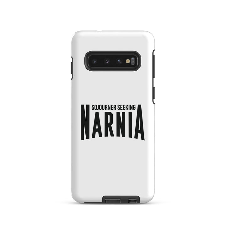 Christian Phone Case Sojourner Seeking Narnia White for Samsung® Samsung® Phone Cases Glossy Samsung Galaxy S10 