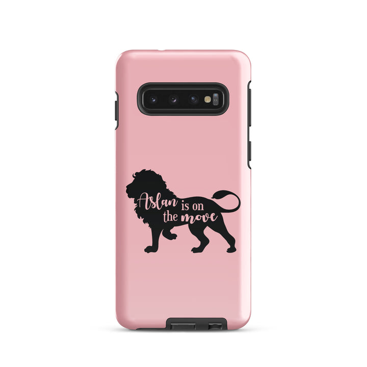 Christian Phone Case Aslan Is On The Move Pink for Samsung® Samsung® Phone Cases Glossy Samsung Galaxy S10 