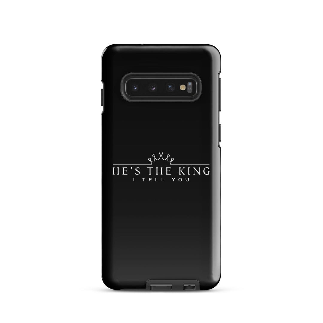 Christian Phone Case He's The King Black for Samsung® Samsung® Phone Cases Glossy Samsung Galaxy S10 