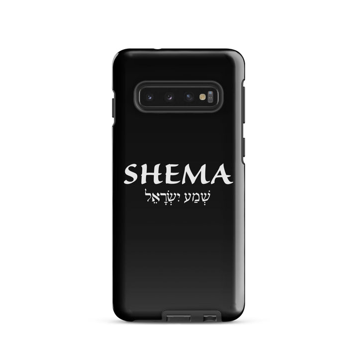 Christian Phone Case Shema Hebrew Black for Samsung® Samsung® Phone Cases Glossy Samsung Galaxy S10 