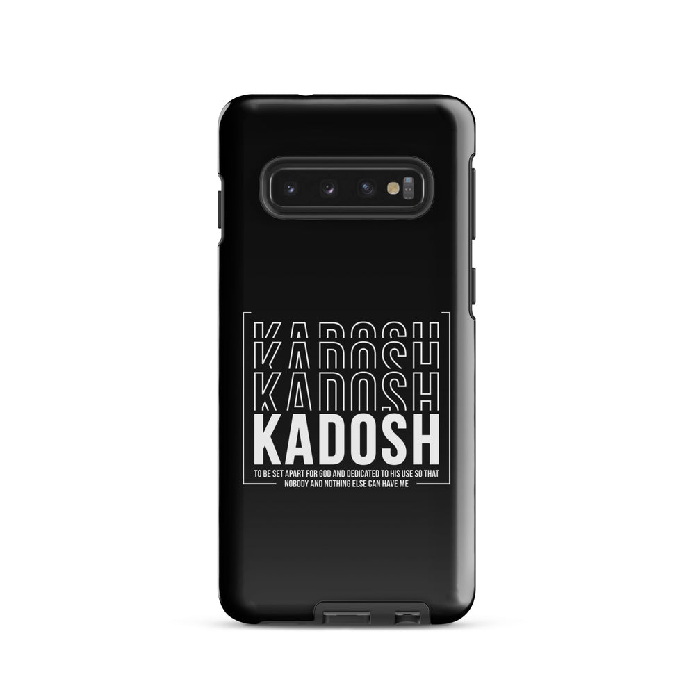 Christian Phone Case Kadosh Dedicated To His Use Black for Samsung® Samsung® Phone Cases Glossy Samsung Galaxy S10 