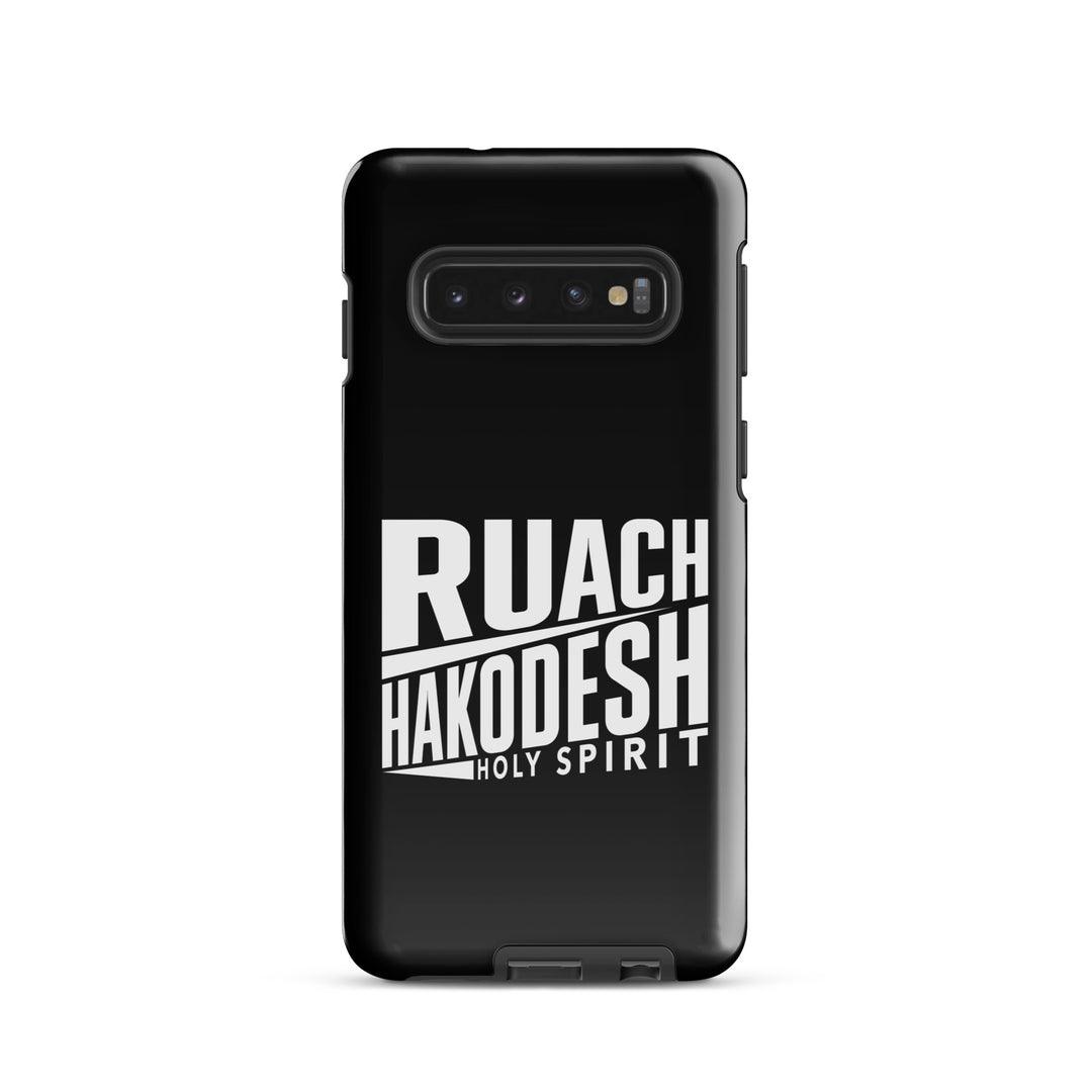 Christian Phone Case Ruach Hakodesh Holy Spirit Black for Samsung® Samsung® Phone Cases Glossy Samsung Galaxy S10 