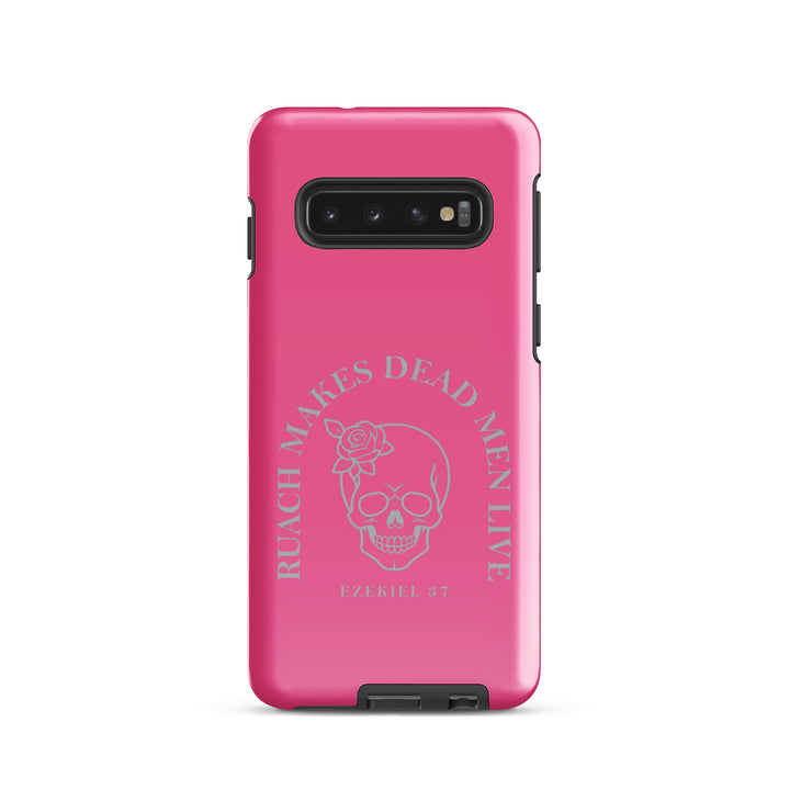 Christian Phone Case Ruach Makes Dead Men Live Pink for Samsung® Samsung® Phone Cases Glossy Samsung Galaxy S10 