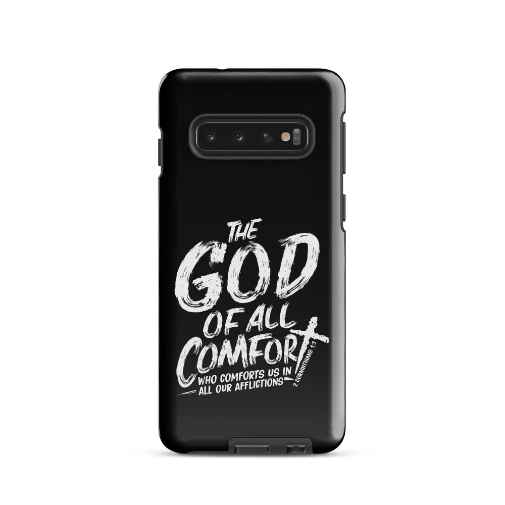 Christian Phone Case God of All Comfort Black for Samsung® Samsung® Phone Cases Glossy Samsung Galaxy S10 