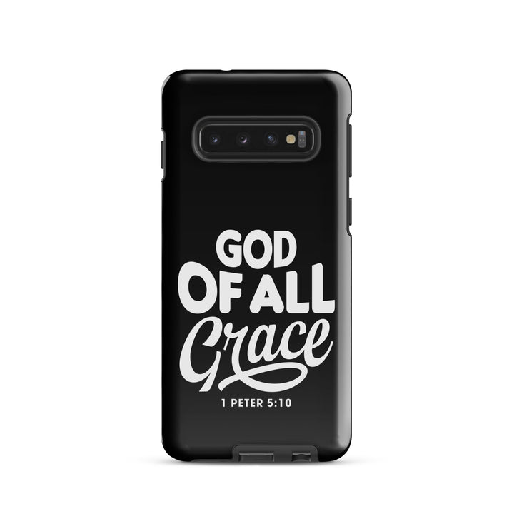 Christian Phone Case God of All Grace Black for Samsung® Samsung® Phone Cases Glossy Samsung Galaxy S10 