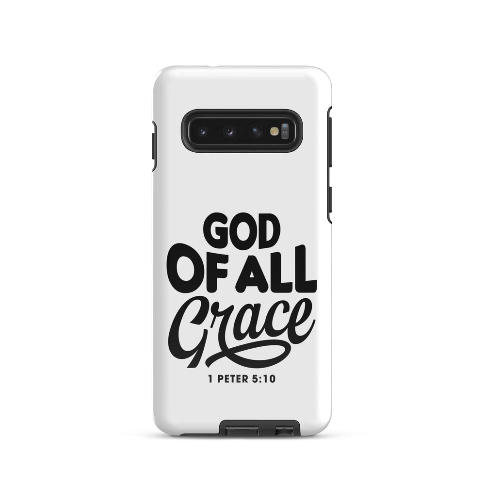 Christian Phone Case God of All Grace White for Samsung® Samsung® Phone Cases Glossy Samsung Galaxy S10 