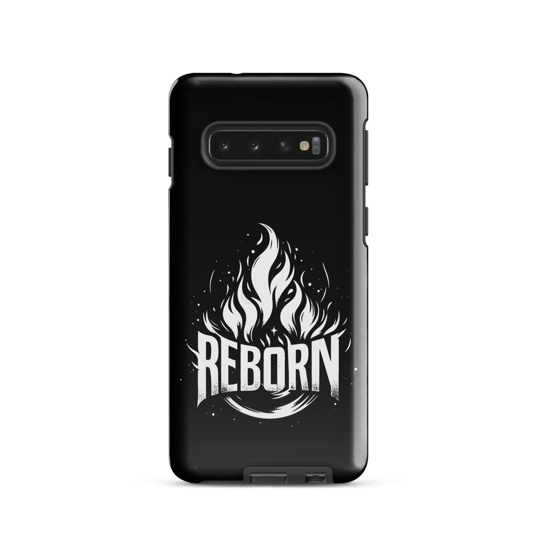 Christian Phone Case Reborn Black for Samsung® Samsung® Phone Cases Glossy Samsung Galaxy S10 