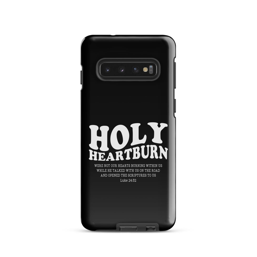 Christian Phone Case Holy Heartburn Black for Samsung® Samsung® Phone Cases Glossy Samsung Galaxy S10 