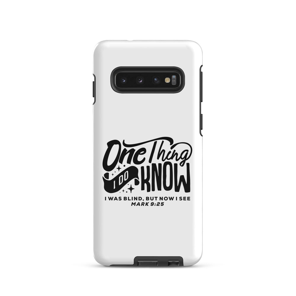 Christian Phone Case Now I See White for Samsung® Samsung® Phone Cases Glossy Samsung Galaxy S10 