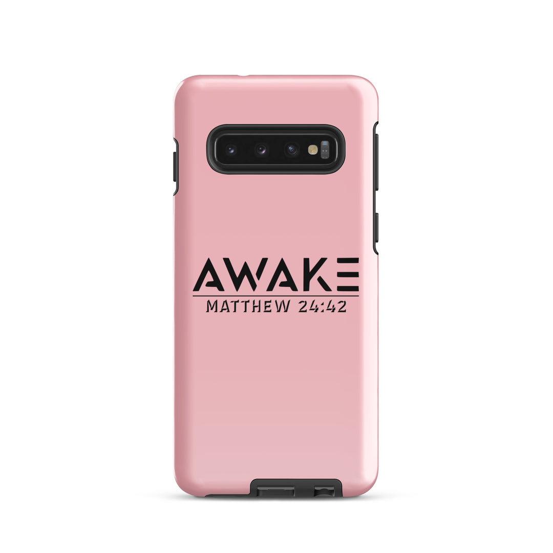 Christian Phone Case Awake  Pink for Samsung® Samsung® Phone Cases Glossy Samsung Galaxy S10 