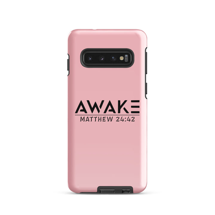 Christian Phone Case Awake  Pink for Samsung® Samsung® Phone Cases Glossy Samsung Galaxy S10 