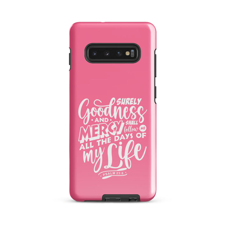 Christian Phone Case Goodness and Mercy for Samsung® Samsung® Phone Cases Glossy Samsung Galaxy S10 Plus 