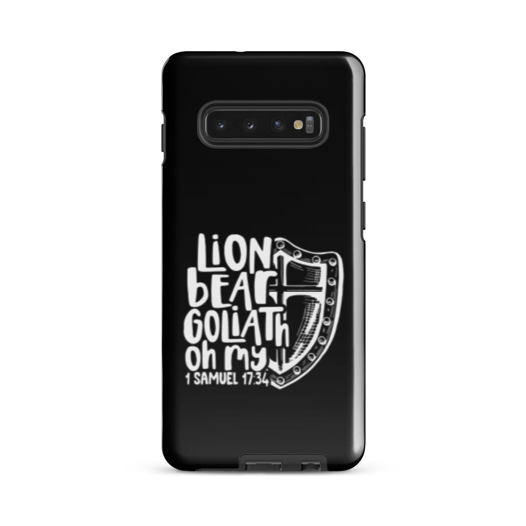 Christian Phone Case Lion Bear Goliath Oh My for Samsung® Samsung® Phone Cases Glossy Samsung Galaxy S10 Plus 