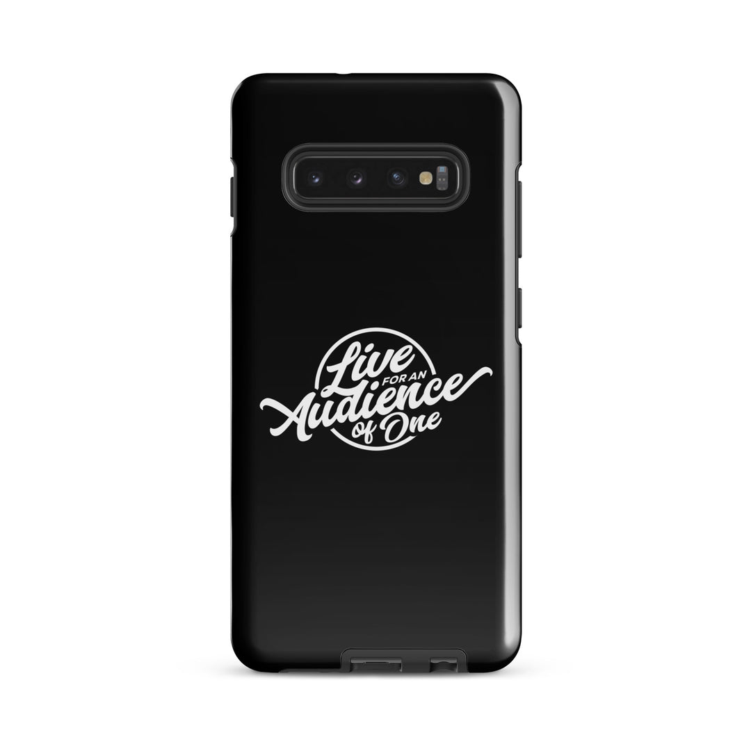 Christian Phone Case Audience of One Black for Samsung® Samsung® Phone Cases Glossy Samsung Galaxy S10 Plus 