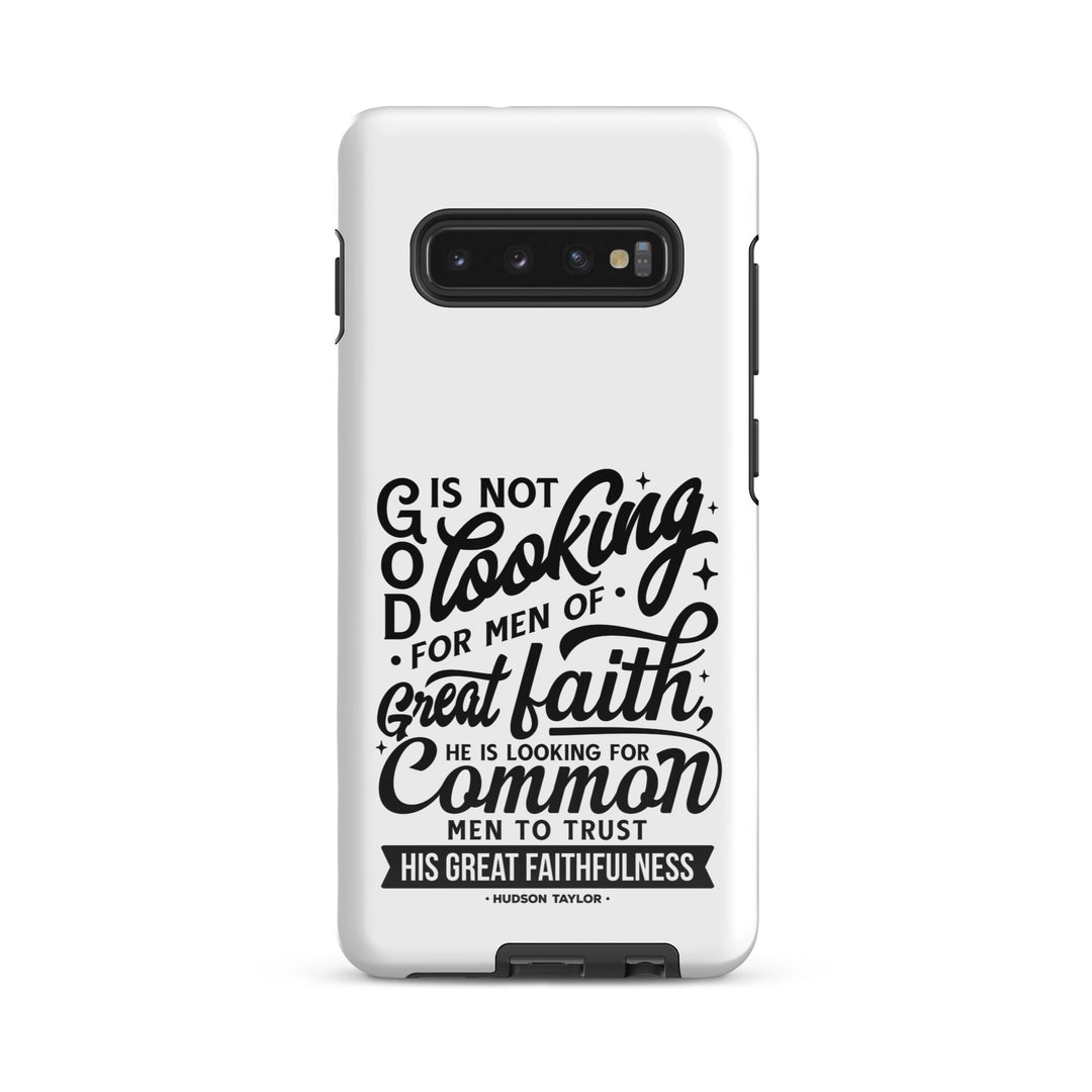 Christian Phone Case Common Men White for Samsung® Samsung® Phone Cases Glossy Samsung Galaxy S10 Plus 