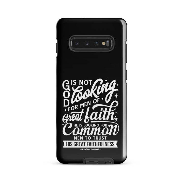 Christian Phone Case Common Men Black for Samsung® Samsung® Phone Cases Glossy Samsung Galaxy S10 Plus 