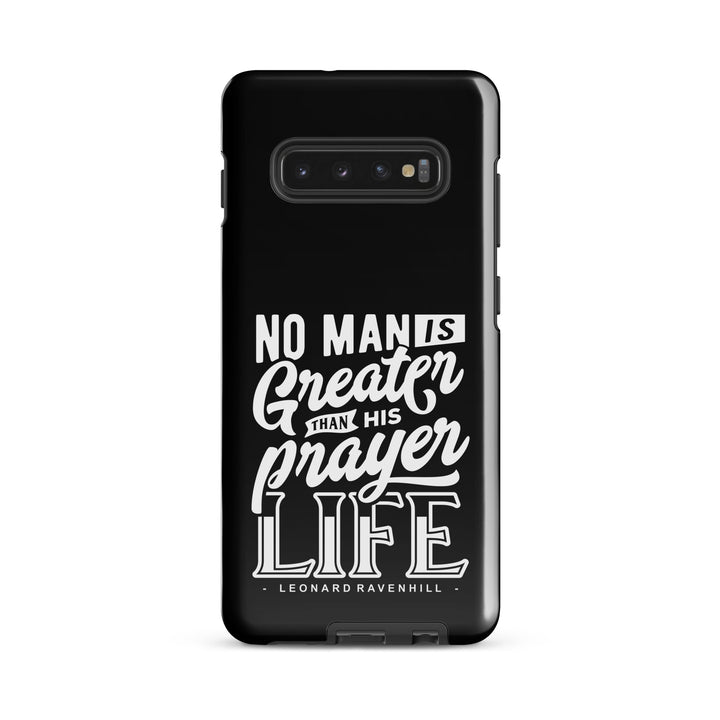 Christian Phone Case Prayer Life Black for Samsung® Samsung® Phone Cases Glossy Samsung Galaxy S10 Plus 