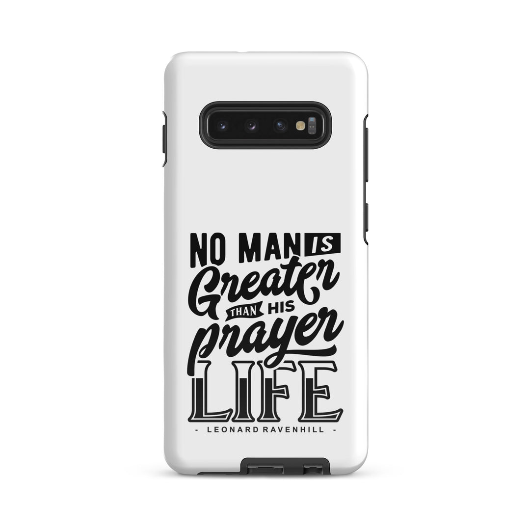 Christian Phone Case Prayer Life White for Samsung® Samsung® Phone Cases Glossy Samsung Galaxy S10 Plus 