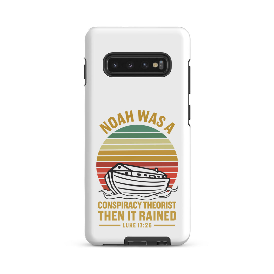 Christian Phone Case Noah Conspiracy White for Samsung® Samsung® Phone Cases Glossy Samsung Galaxy S10 Plus 