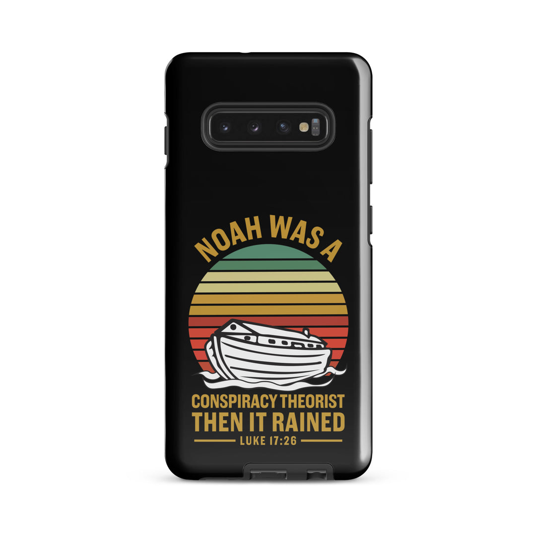 Christian Phone Case Noah Conspiracy Black for Samsung® Samsung® Phone Cases Glossy Samsung Galaxy S10 Plus 