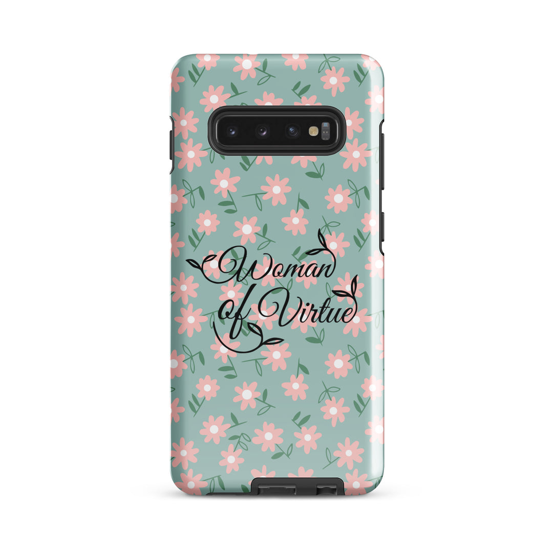 Christian Phone Case Woman of Virtue Daisy for Samsung® Samsung® Phone Cases Glossy Samsung Galaxy S10 Plus 