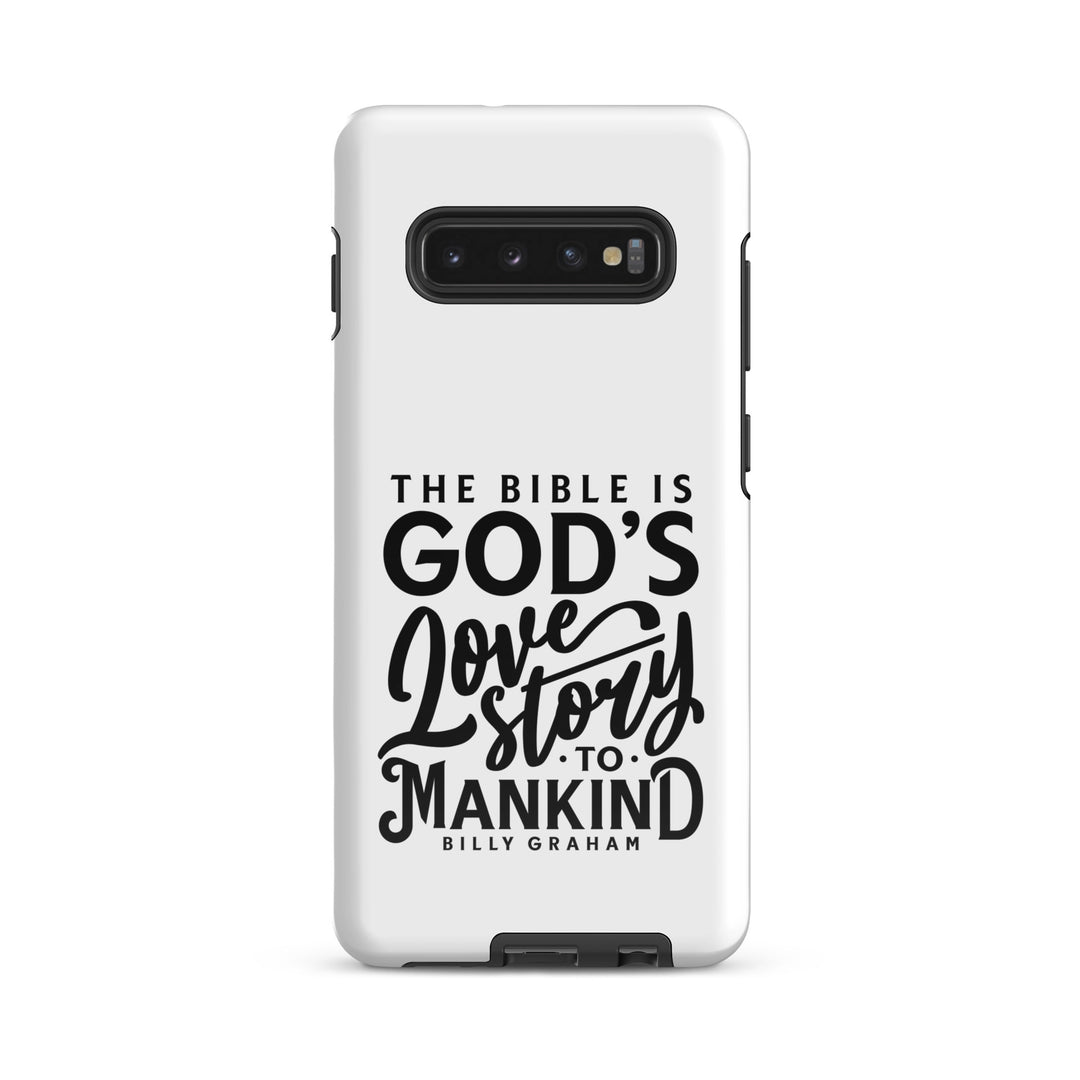 Christian Phone Case God's Love Story White for Samsung® Samsung® Phone Cases Glossy Samsung Galaxy S10 Plus 