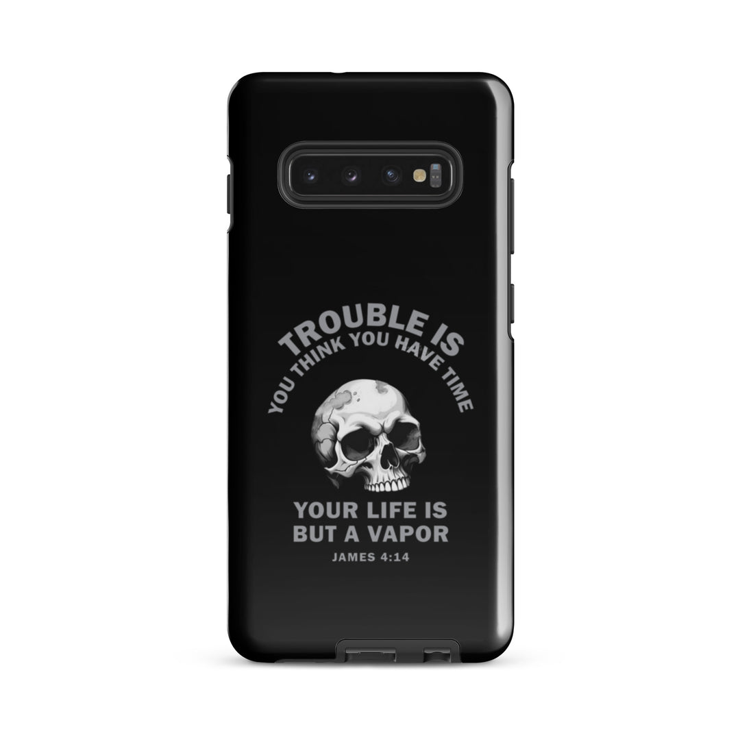 Christian Phone Case Life Is Vapor Black for Samsung® Samsung® Phone Cases Glossy Samsung Galaxy S10 Plus 