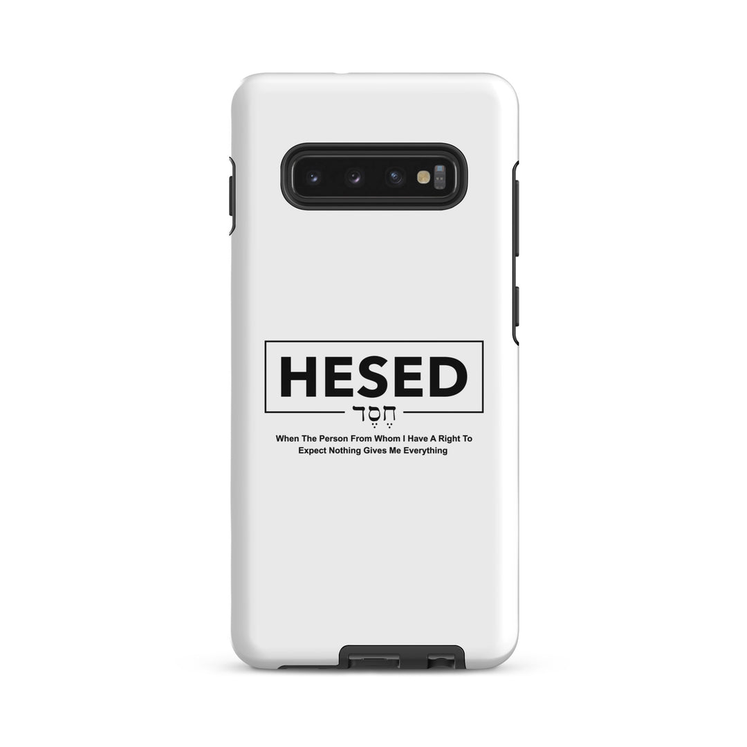 Christian Phone Case Hesed Everything White for Samsung® Samsung® Phone Cases Glossy Samsung Galaxy S10 Plus 