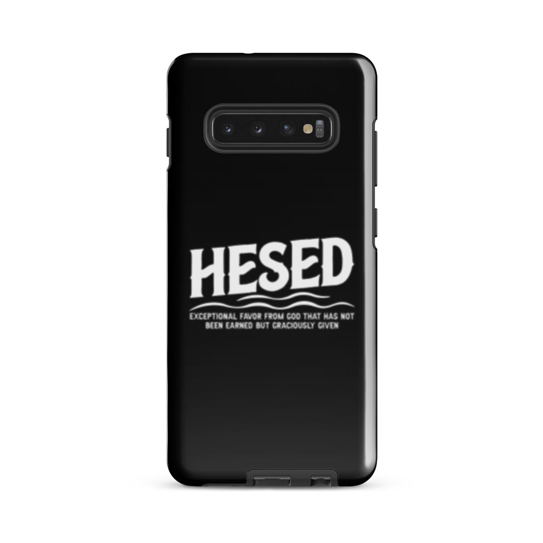 Christian Phone Case Exceptional Favor Black for Samsung® Samsung® Phone Cases Glossy Samsung Galaxy S10 Plus 