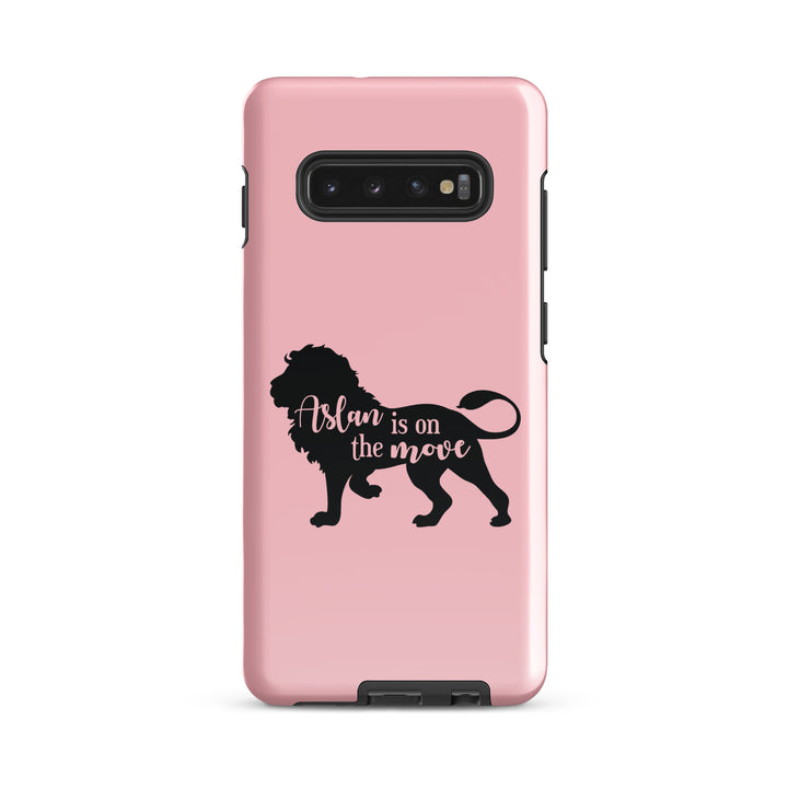 Christian Phone Case Aslan Is On The Move Pink for Samsung® Samsung® Phone Cases Glossy Samsung Galaxy S10 Plus 