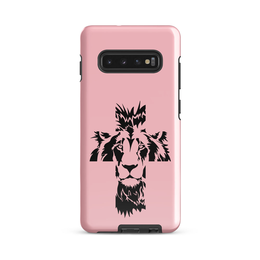 Christian Phone Case Aslan Cross Pink for Samsung® Samsung® Phone Cases Glossy Samsung Galaxy S10 Plus 