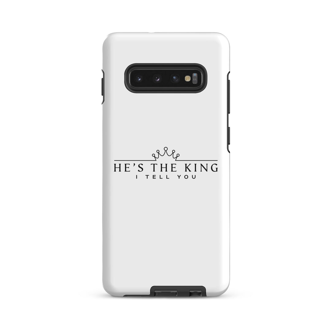 Christian Phone Case He's The King White for Samsung® Samsung® Phone Cases Glossy Samsung Galaxy S10 Plus 