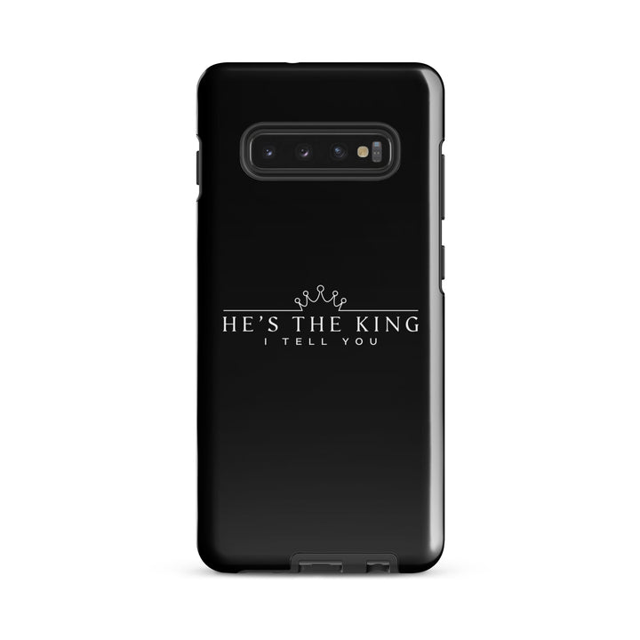 Christian Phone Case He's The King Black for Samsung® Samsung® Phone Cases Glossy Samsung Galaxy S10 Plus 