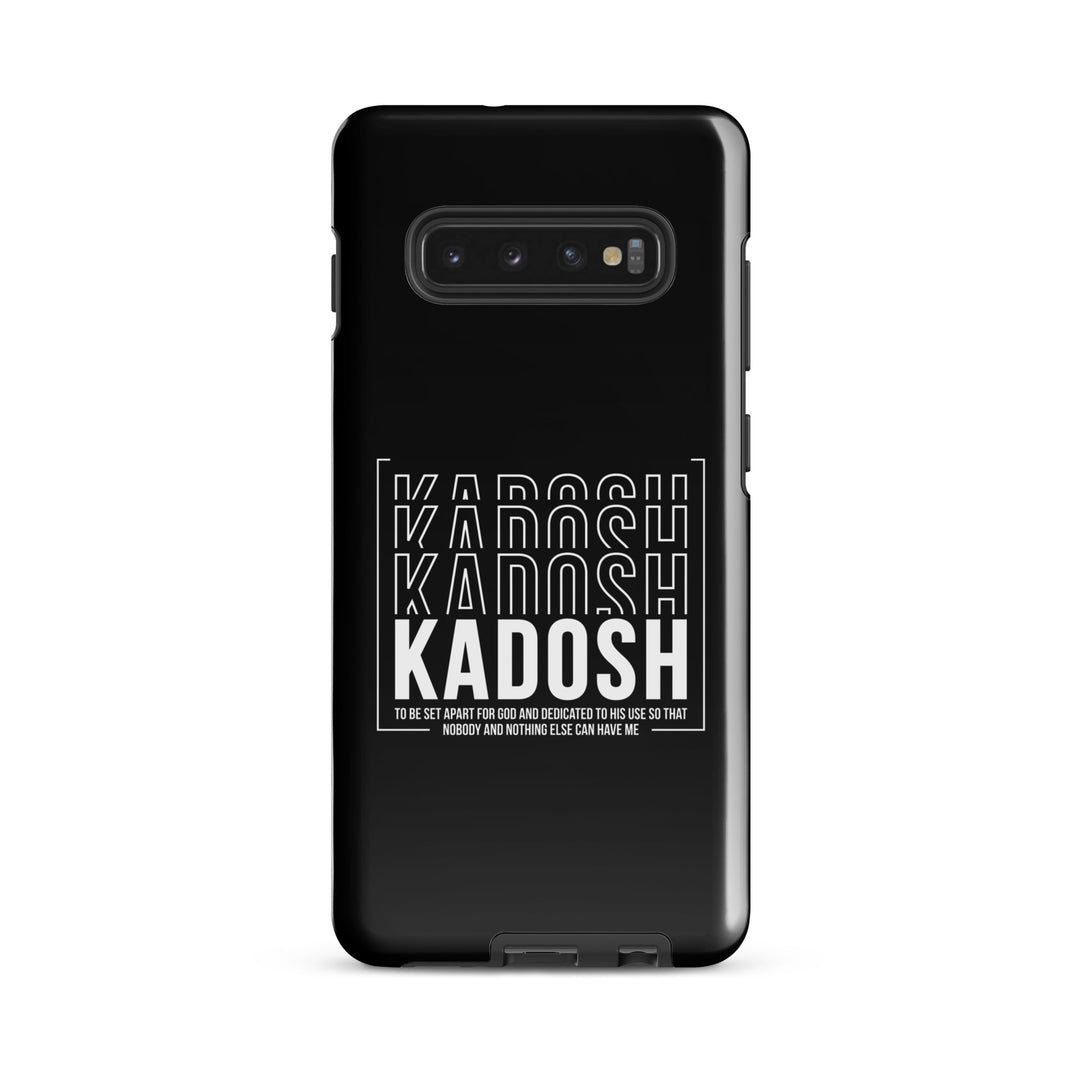 Christian Phone Case Kadosh Dedicated To His Use Black for Samsung® Samsung® Phone Cases Glossy Samsung Galaxy S10 Plus 